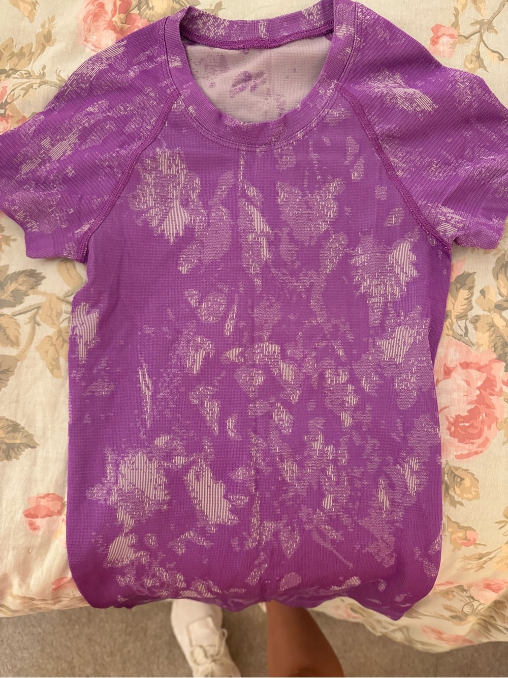 Lululemon Purple Diamond Print Super Rare Swiftly Tech